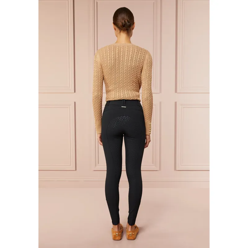 Holland Cooper Ascot Breeches - Black Reflective-2